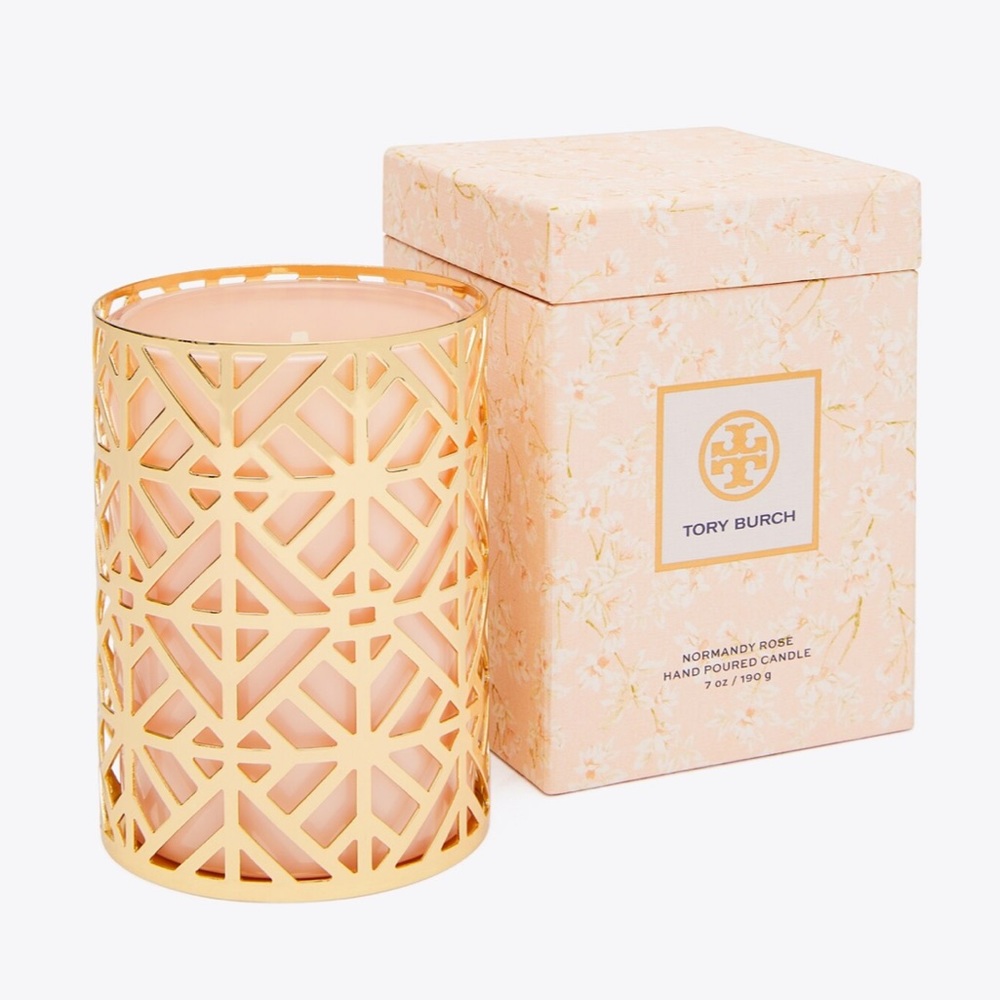 New Tory Burch Rose Candle